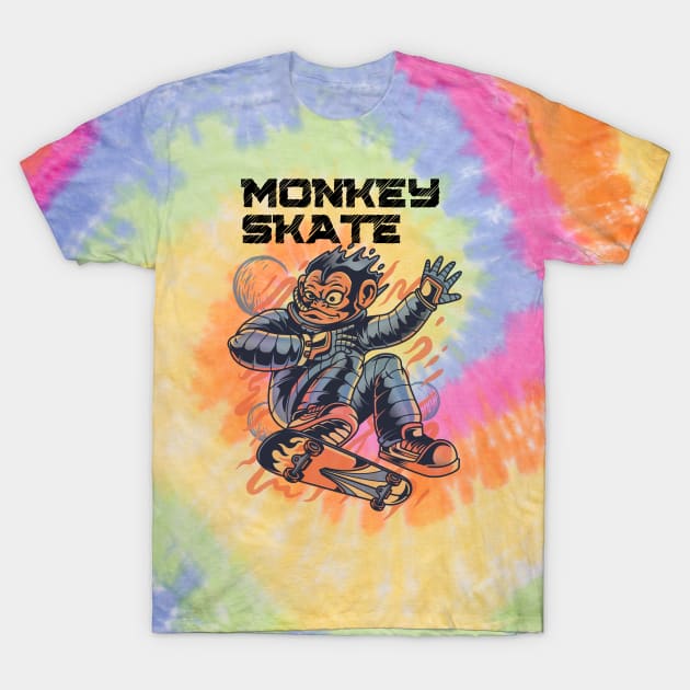 Monkey skate T-Shirt by UmutK